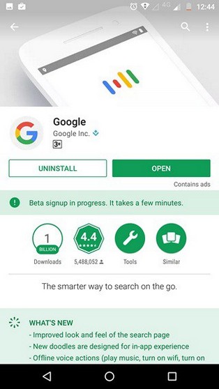activar google assistant android 4