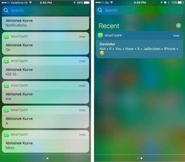 agrupar notificaciones app ios 8