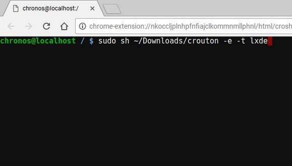 instalar linux en chromebook 2