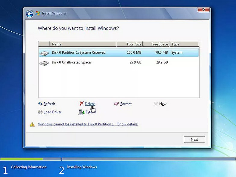 como instalar windows 7 13