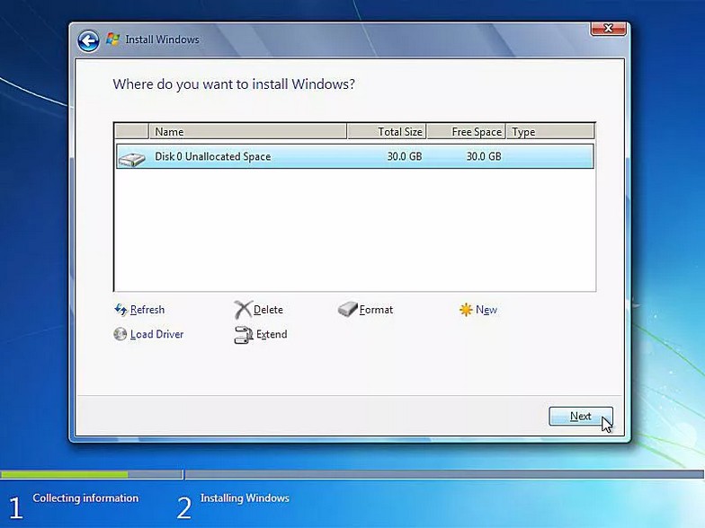 como instalar windows 7 15