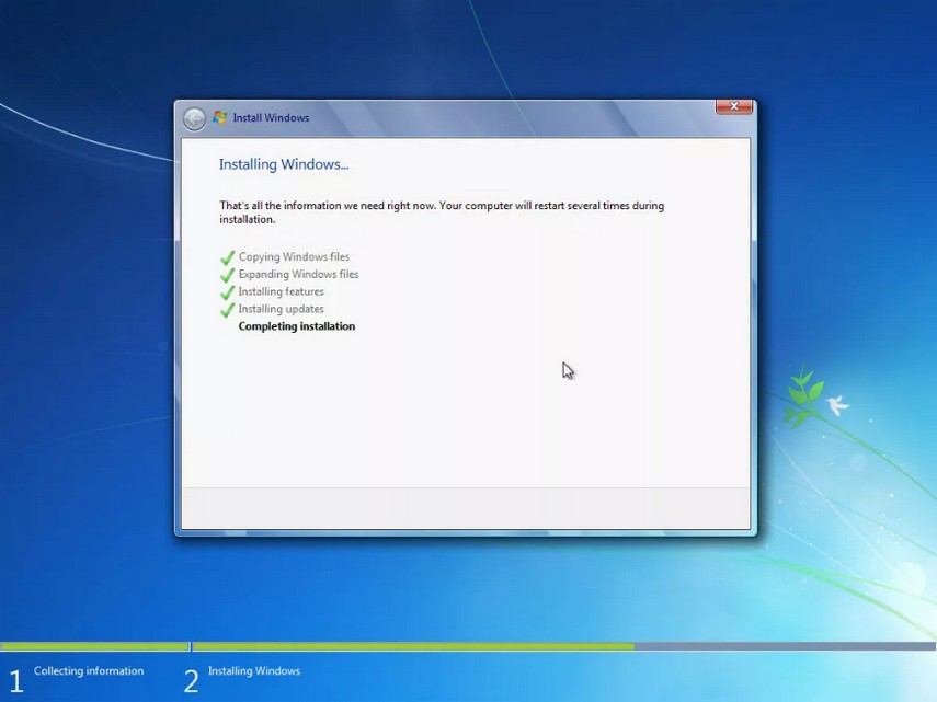 como instalar windows 7 21